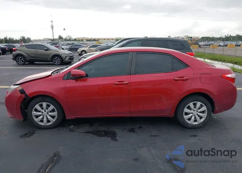 2015 Toyota Corolla Le из США, поврежденный, VIN 2T1BURHEXFC232346